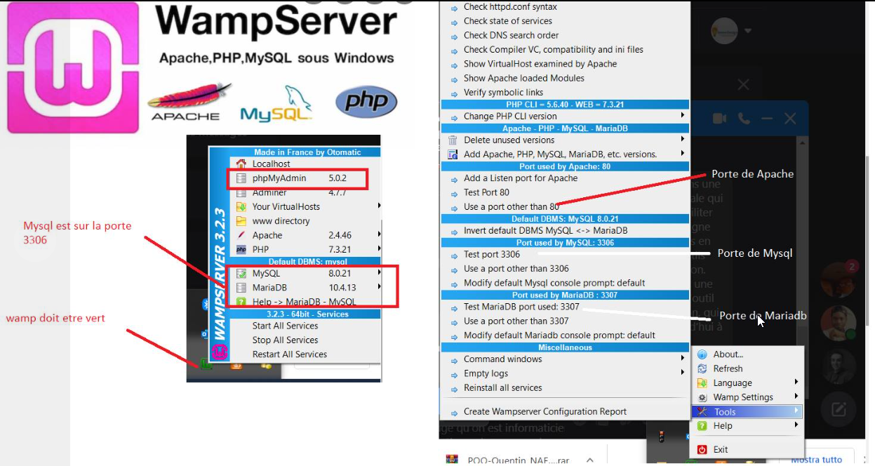 Programmer en php , un outils necessaire : WAMP, LAMP ou XAMP