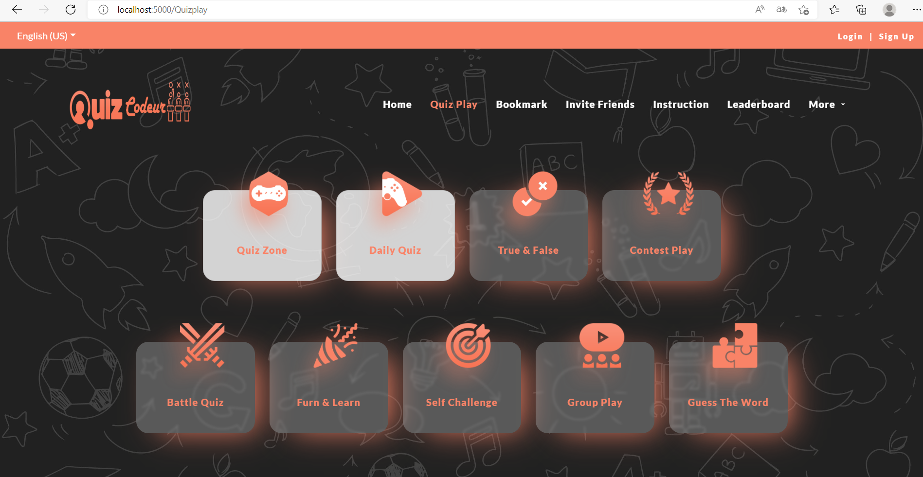 Documentation technique QuizCodeur Flutter et ReactJs